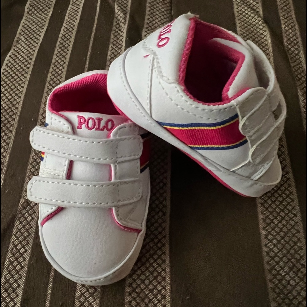 Baby Polo Sneakers- Size 2C